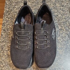 Skechers Women's Black Slip-On Sneakers